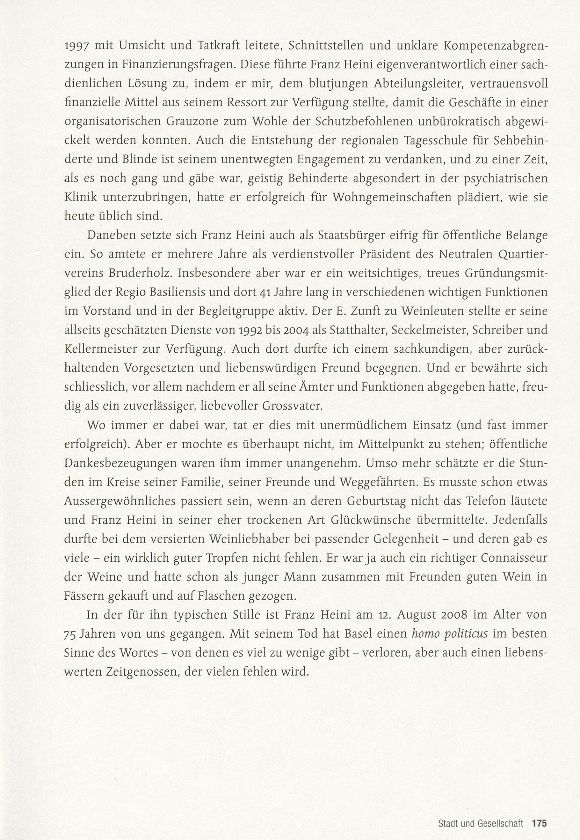 Franz Heini – ein Leben im Dienste des Gemeinwohls – Seite 3