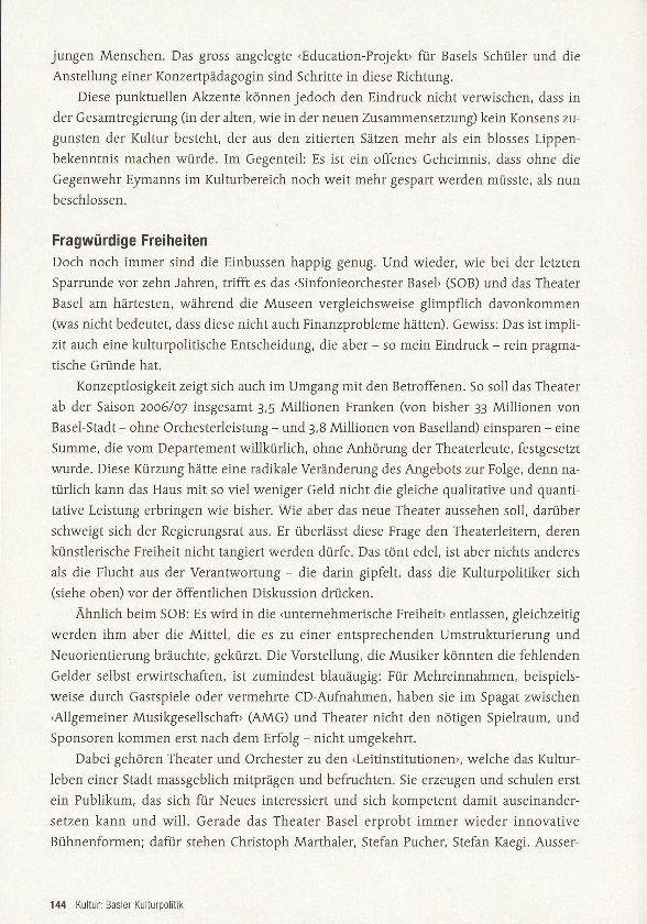 Gibt es eine Basler Kulturpolitik? – Seite 2