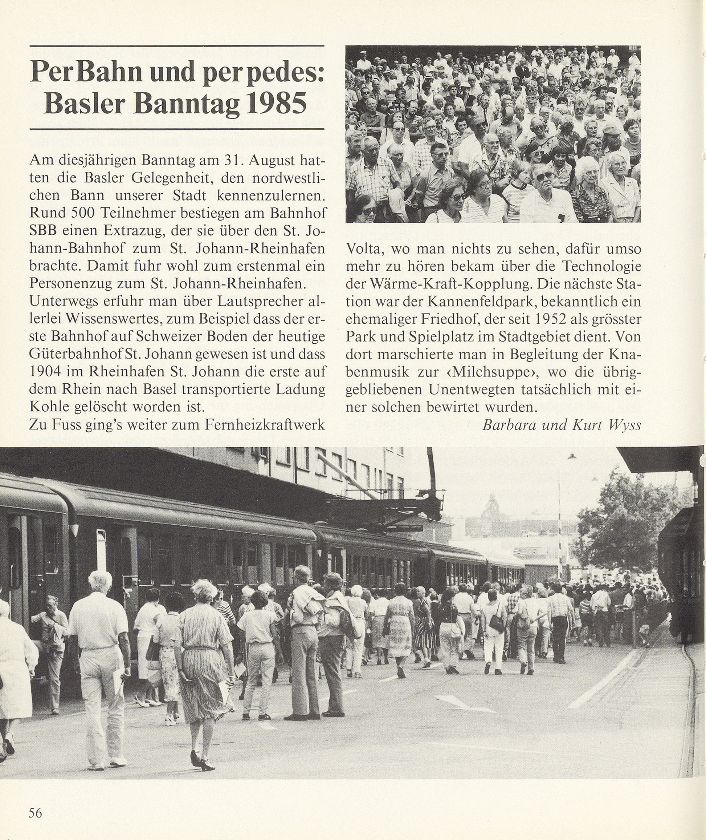 Basler Banntag 1985 – Seite 1