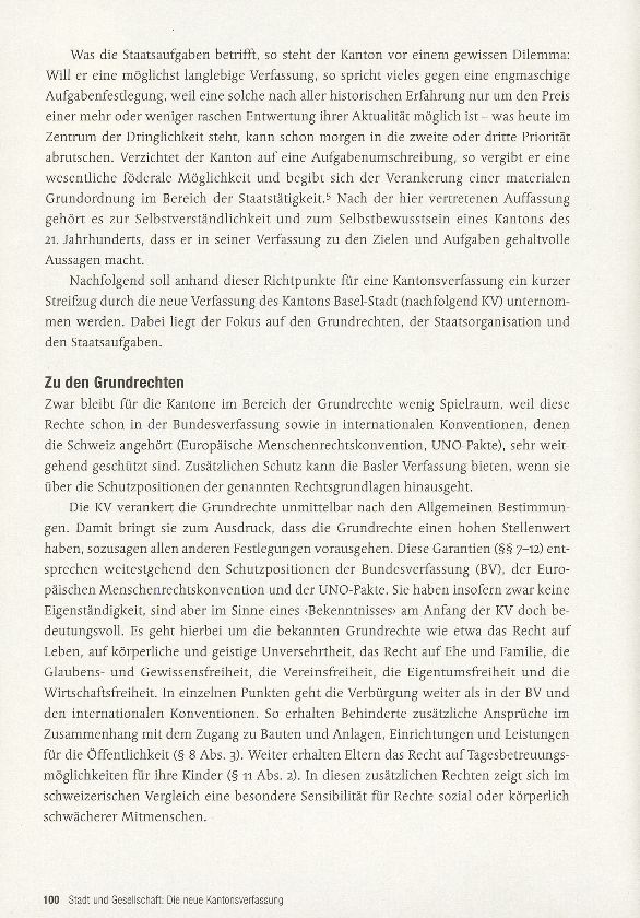 Die neue Verfassung des Kantons Basel-Stadt – Seite 2