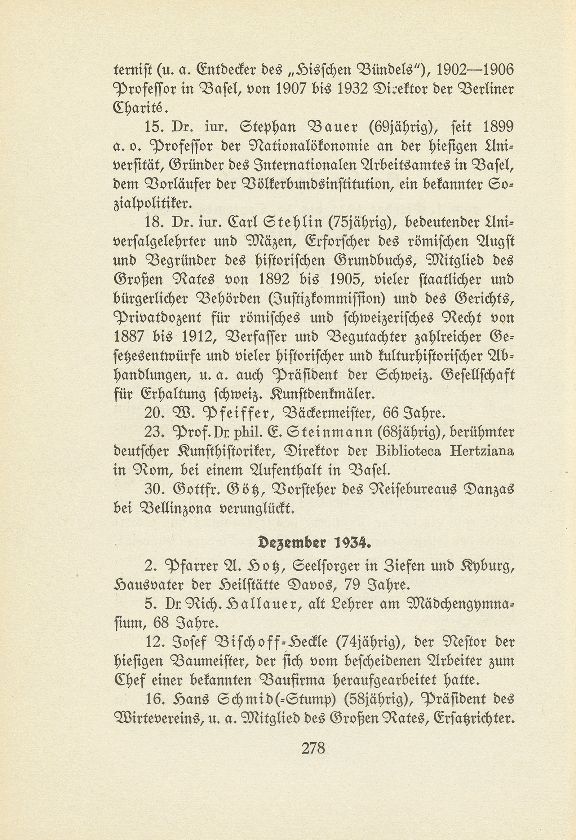 Basler Totentafel vom 1. Oktober 1934 bis 31. September 1935 – Seite 2