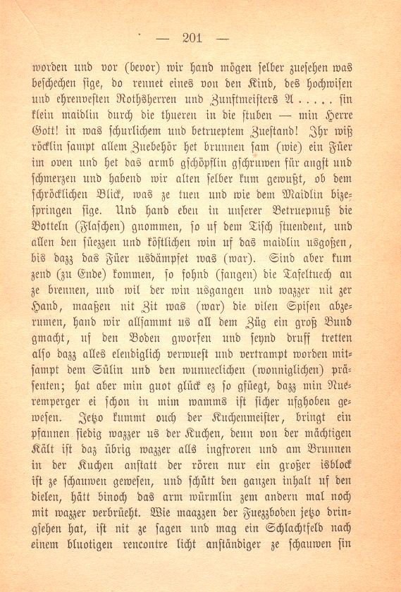 Aus einer Basler Familienchronik des Jahres 1622. (Gütigst mitgeteilt von J. M.) [Als Fälschung bezeichnet.] – Seite 3