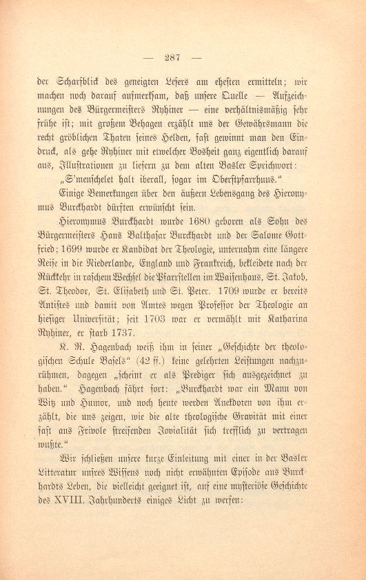 Anekdoten von Antistes Hieronymus Burckhardt – Seite 2