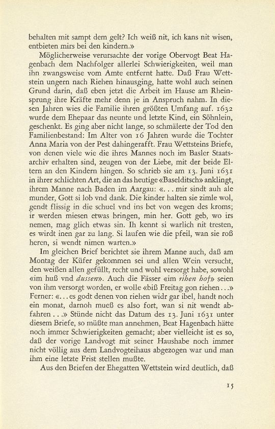 Johann Rudolf Wettstein und Riehen – Seite 3