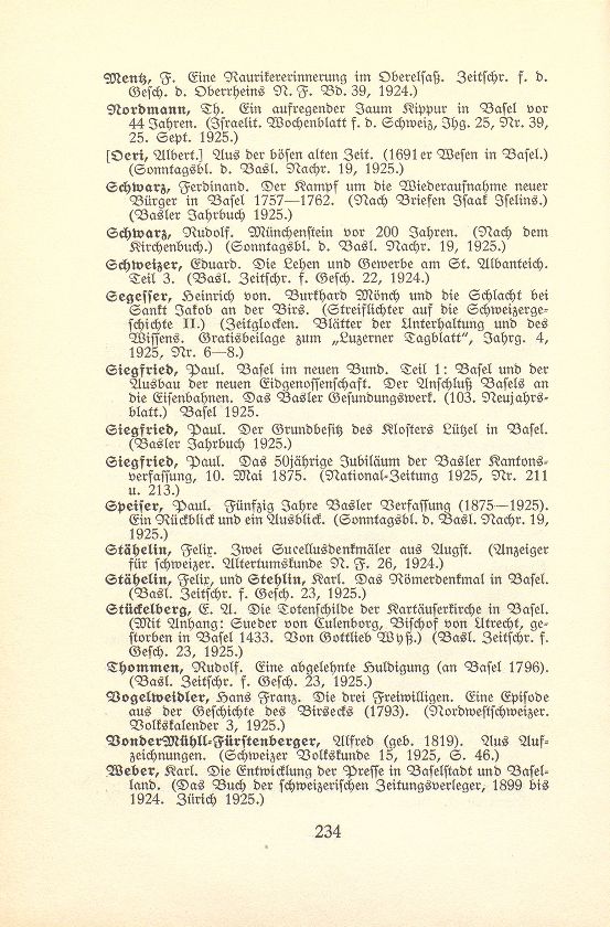 Basler Bibliographie 1925 – Seite 2