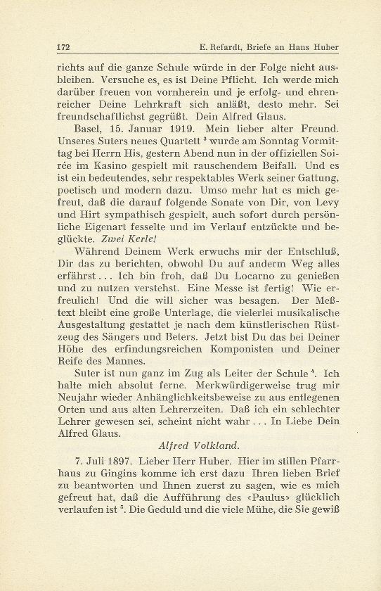 Briefe an Hans Huber – Seite 3