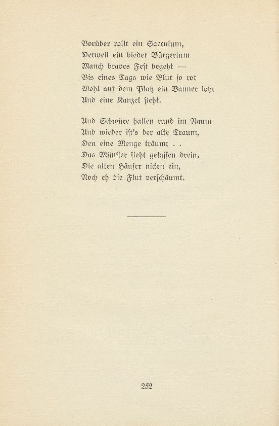 Der Münsterplatz (1798-1921) [Gedicht] – Seite 2