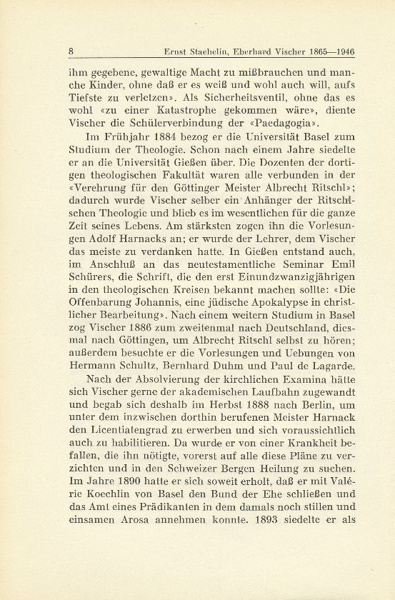 Eberhard Vischer. (1865-1946.) – Seite 2