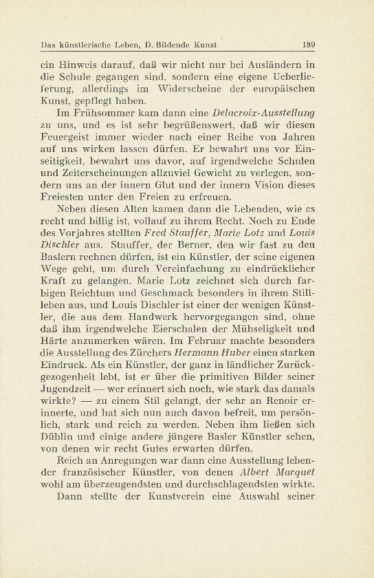 Das künstlerische Leben in Basel vom 1. Oktober 1938 bis 30. September 1939 – Seite 2