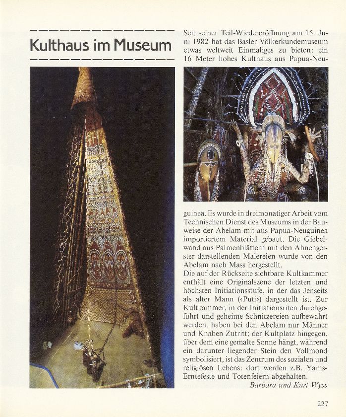 Kulthaus im Museum – Seite 1