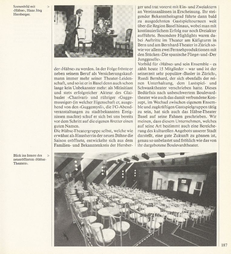 Das ‹Häbse-Theater› – Basels erste Boulevardbühne – Seite 2