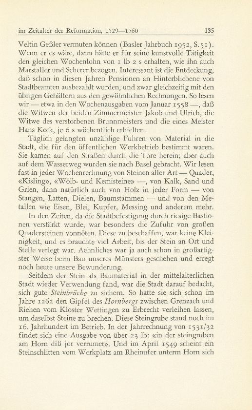 Bau- und Kunstpflege der Stadt Basel im Zeitalter der Reformation, 1529-1560 – Seite 3