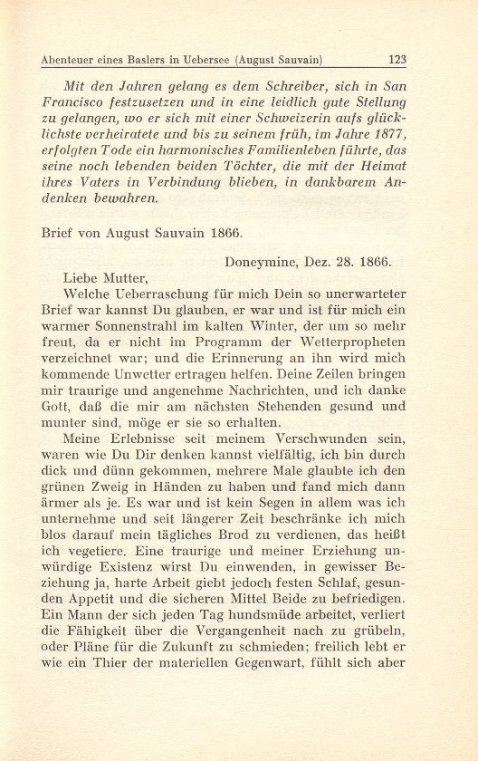Abenteuer eines Baslers in Übersee (August Sauvain) – Seite 2