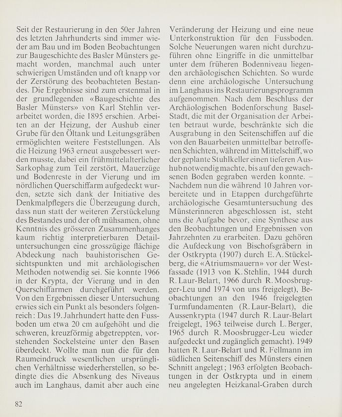 Zum Abschluss der archäologischen Untersuchungen im Münster – Seite 2