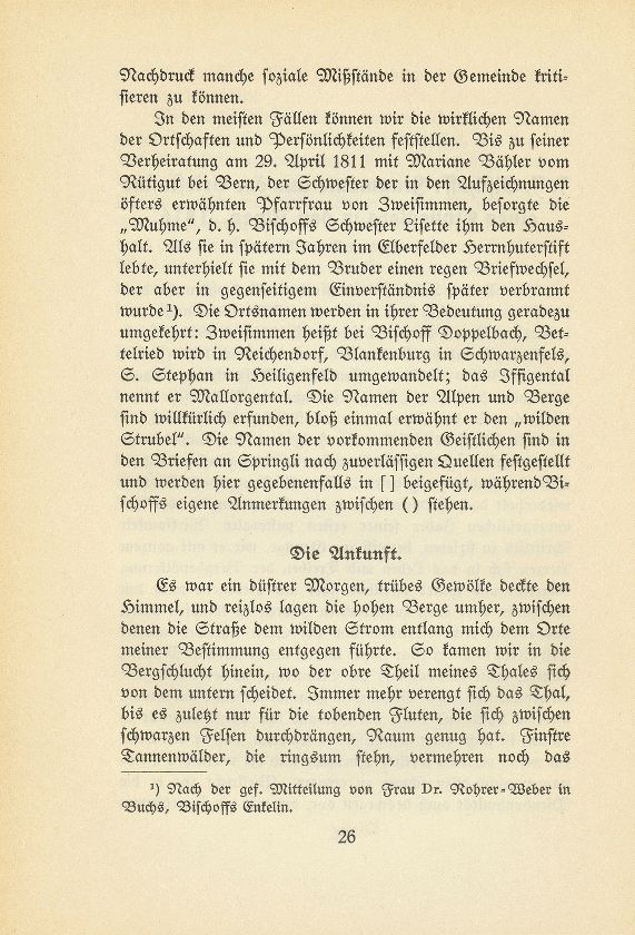 J.J. Bischoff: Fragmente aus der Brieftasche eines Einsiedlers in den Alpen. 1816 – Seite 2