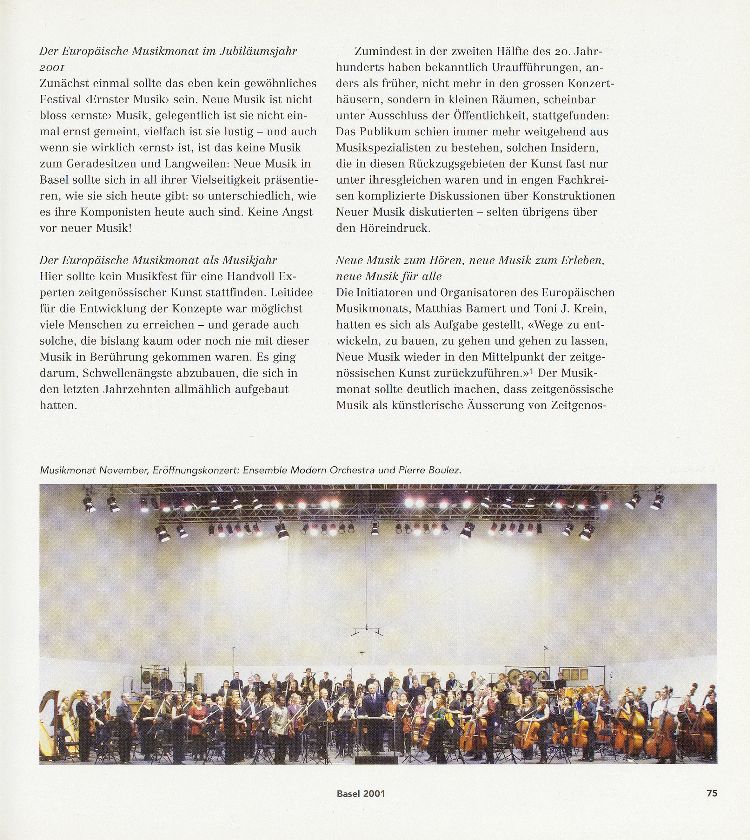 Der Europäische Musikmonat 2001 – Seite 2
