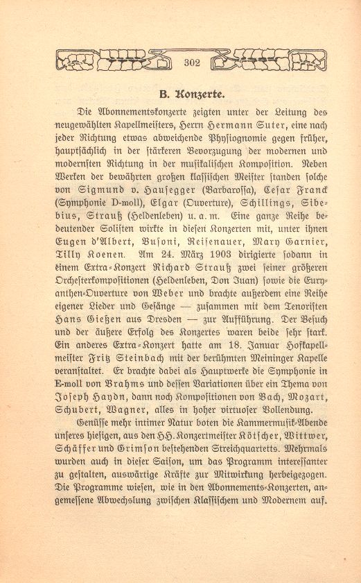 Das künstlerische Leben in Basel vom 1. November 1902 bis 31. Oktober 1903 – Seite 1
