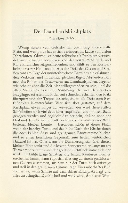 Der Leonhardskirchplatz – Seite 1