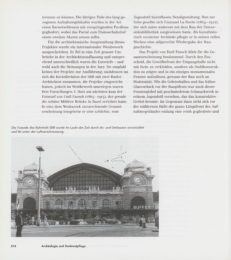 Die Restaurierung der Fassaden des Bahnhof SBB – Seite 2