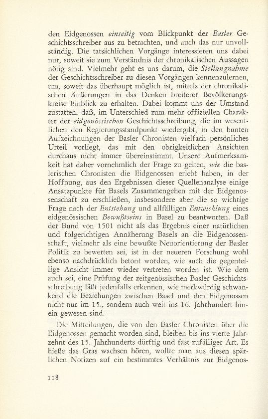 Die Eidgenossen im Urteil der baslerischen Geschichtsschreibung des 15. und 16. Jahrhunderts – Seite 2