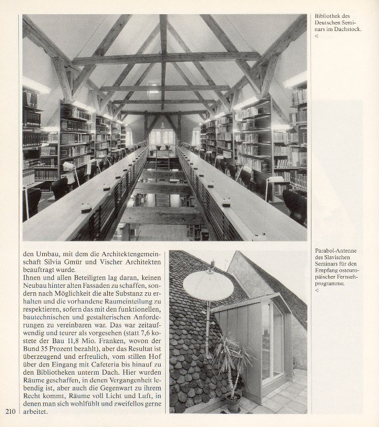 Der umgebaute Engelhof: Seminargebäude nach Mass – Seite 2