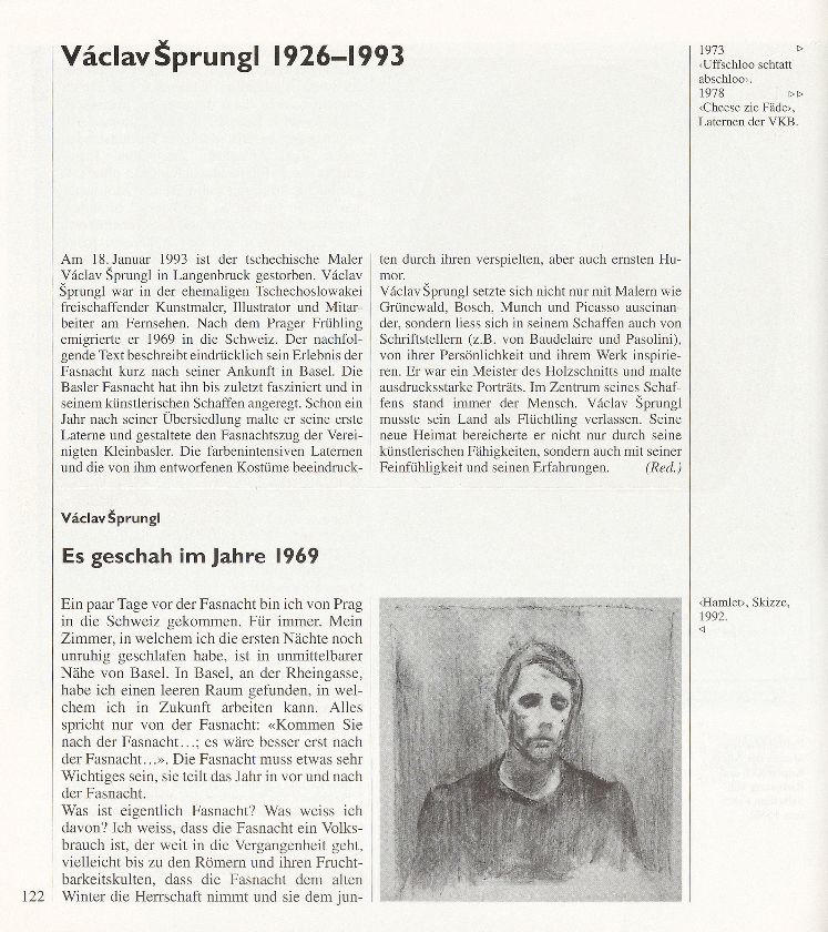 Vaclav Sprungl 1926-1993 – Seite 1