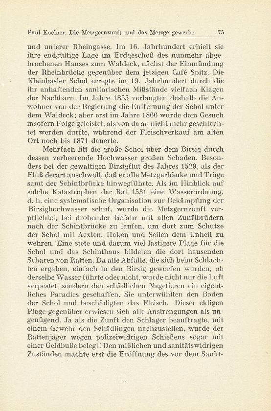 Die Metzgernzunft und das Metzgergewerbe im alten Basel – Seite 3