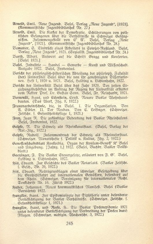 Basler Bibliographie 1922 – Seite 3