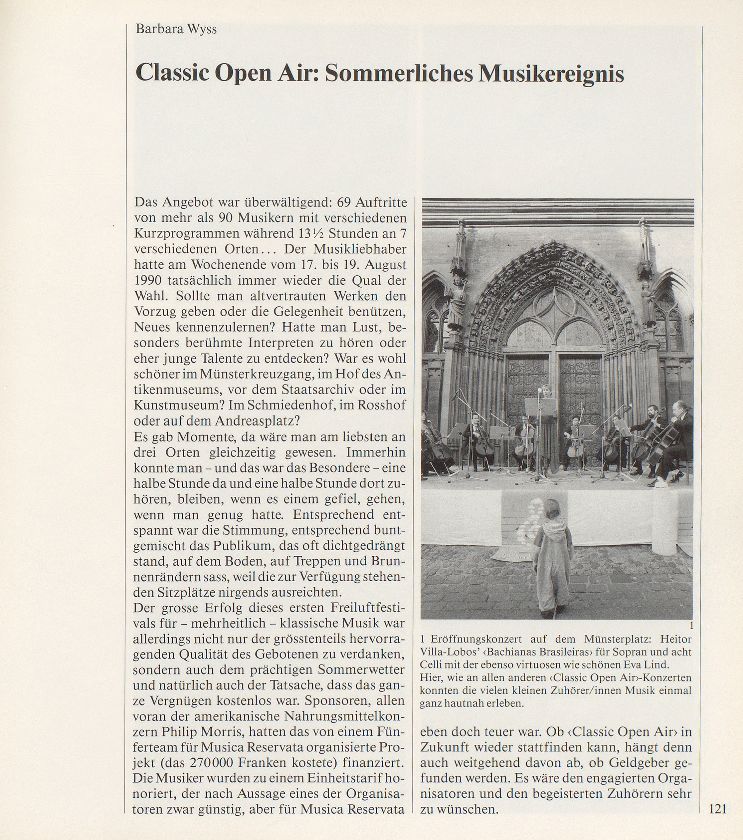 Classic Open Air: Sommerliches Musikereignis – Seite 1