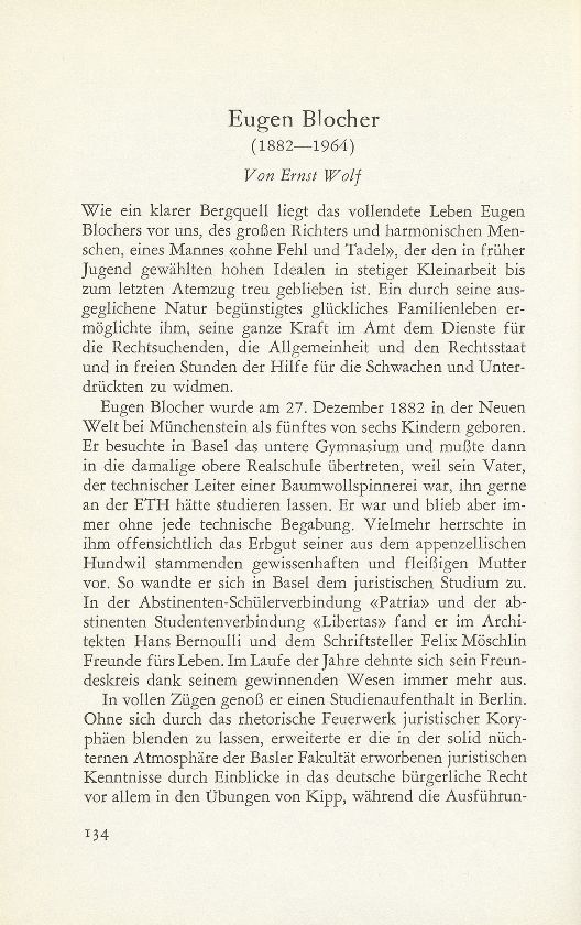 Eugen Blocher (1882-1964) – Seite 1