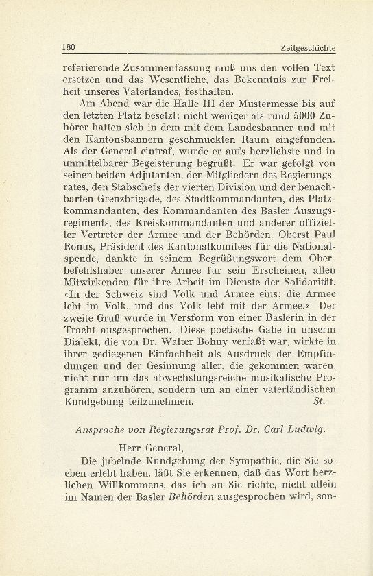 Zur Zeitgeschichte. 1. General Guisan in Basel – Seite 2