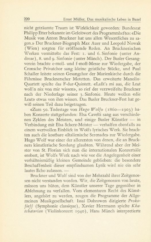 Das musikalische Leben in Basel vom 1. Oktober 1952 bis 30. September 1953 – Seite 2