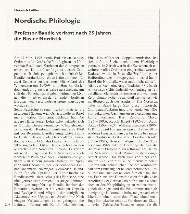 Nordische Philologie – Seite 1