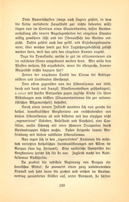 Jakob Burckhardt über die Schweizer Verhältnisse vor dem Sonderbundskriege. (In einem ungedruckten Briefe.) – Seite 3