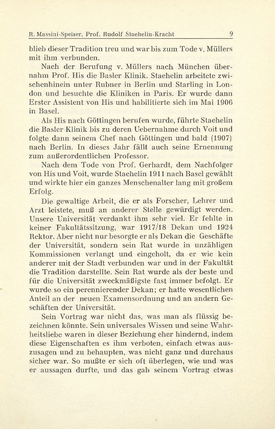 Prof. Rudolf Staehelin-Kracht 28. August 1875 bis 26. März 1943 – Seite 3