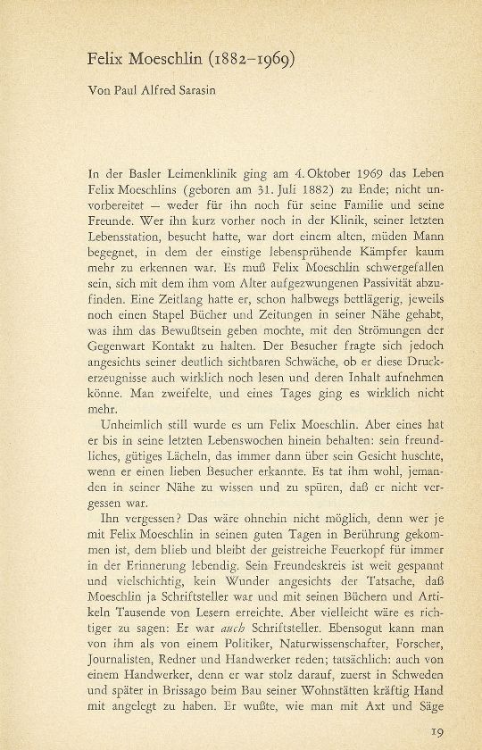 Felix Moeschlin (1882-1969) – Seite 1