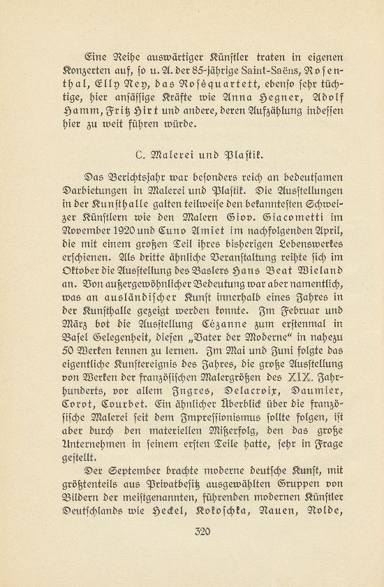 Das künstlerische Leben in Basel vom 1. November 1920 bis 1. Oktober 1921 – Seite 3