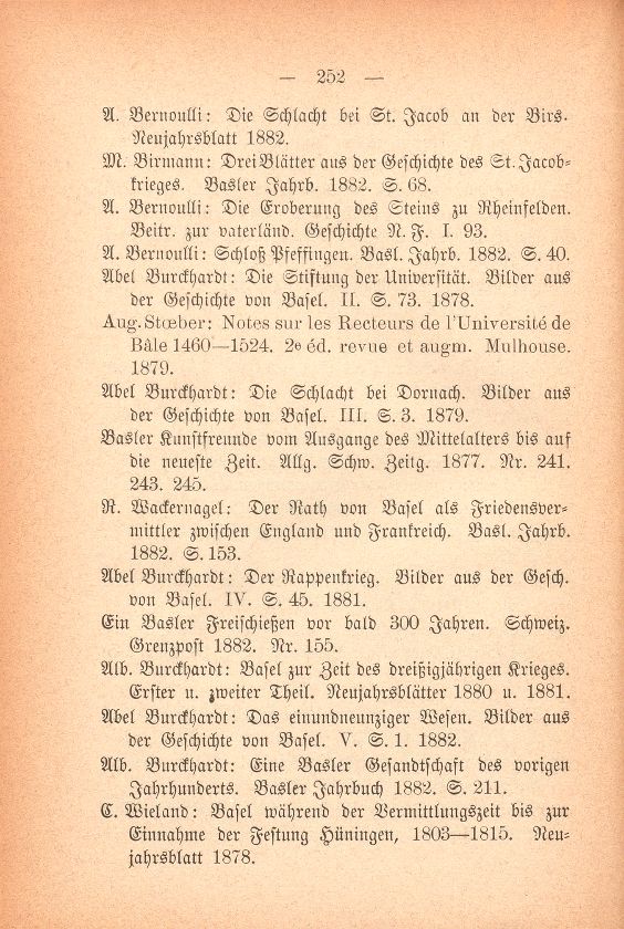Übersicht der baslerischen historischen Literatur (1878-82) – Seite 3