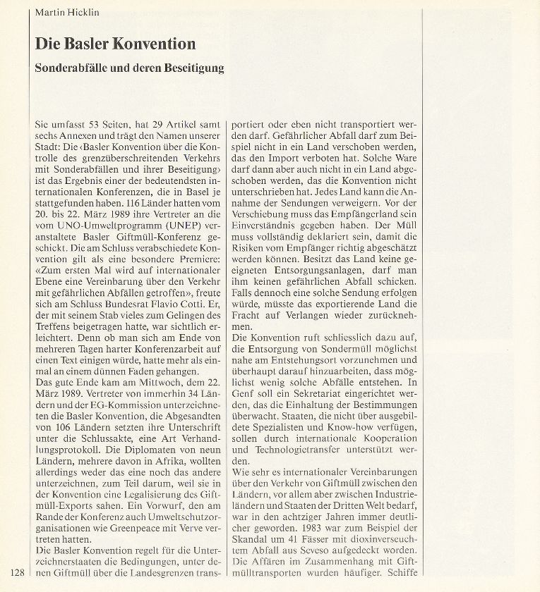 Die Basler Konvention – Seite 1