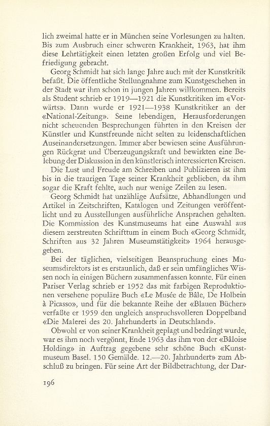Zur Erinnerung an Prof. Dr. Dr. h.c. Georg Schmidt (1896-1965), Direktor der Öffentlichen Kunstsammlung Basel 1939-1961 – Seite 3