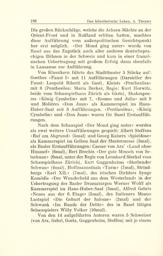 Das künstlerische Leben in Basel vom 1. Oktober 1943 bis 30. September 1944 – Seite 3