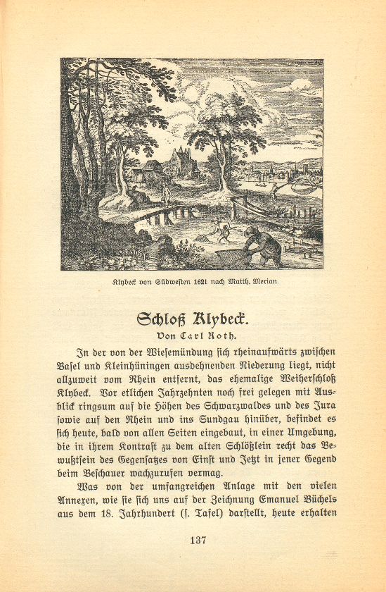 Schloss Klybeck – Seite 1