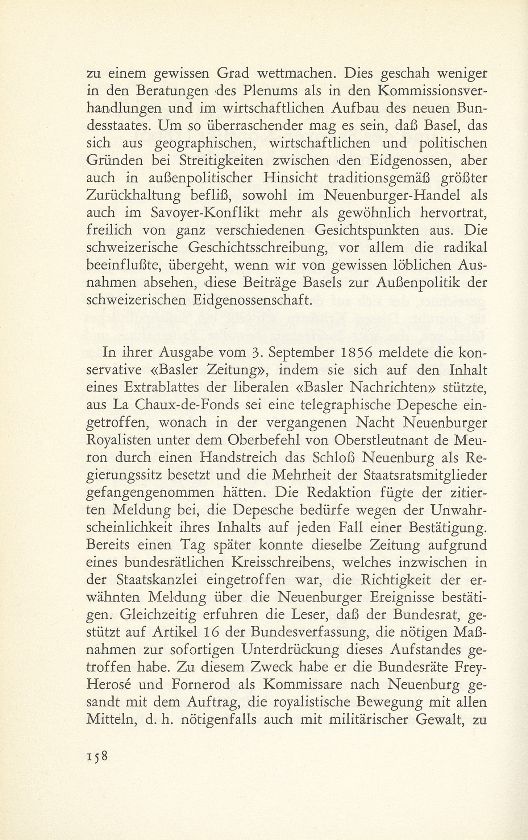 Der Neuenburger Handel (1856/57) und der Savoyerkonflikt (1860) in baslerischer Sicht – Seite 2