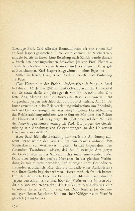 Karl Jaspers und Basel – Seite 2