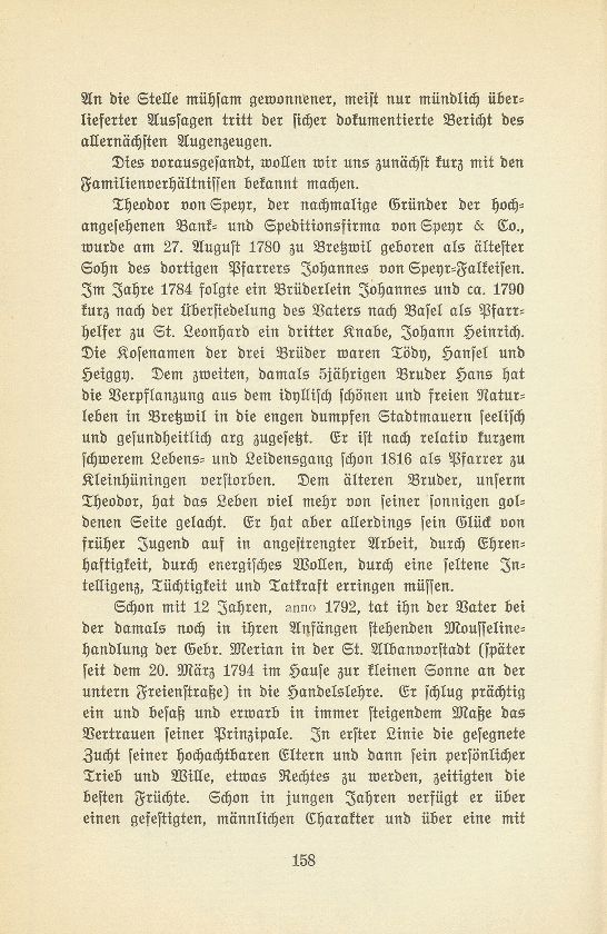 Abenteuer eines jungen Basler Kaufmanns vor hundert Jahren. Theodor von Speyr – Seite 2