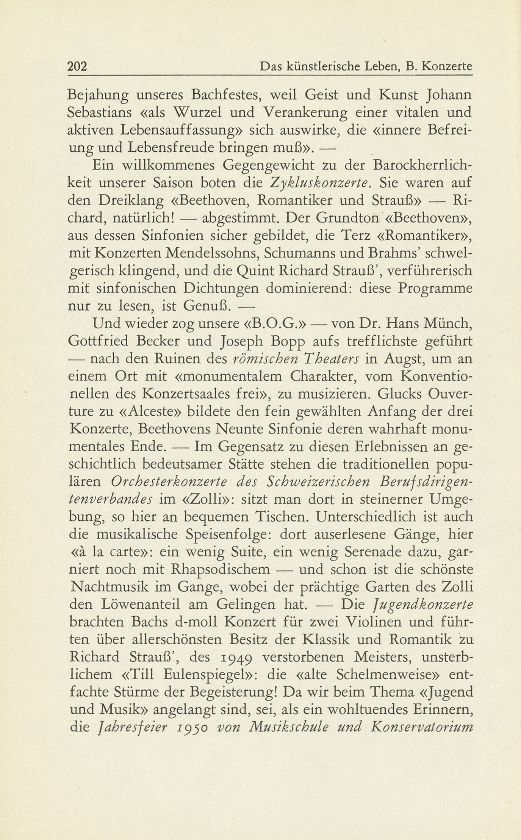 Das künstlerische Leben in Basel vom 1. Oktober 1949 bis 30. September 1950 – Seite 3