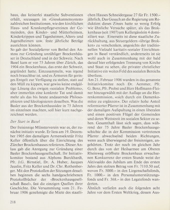 75 Jahre Basler Brockenhaus – Seite 2