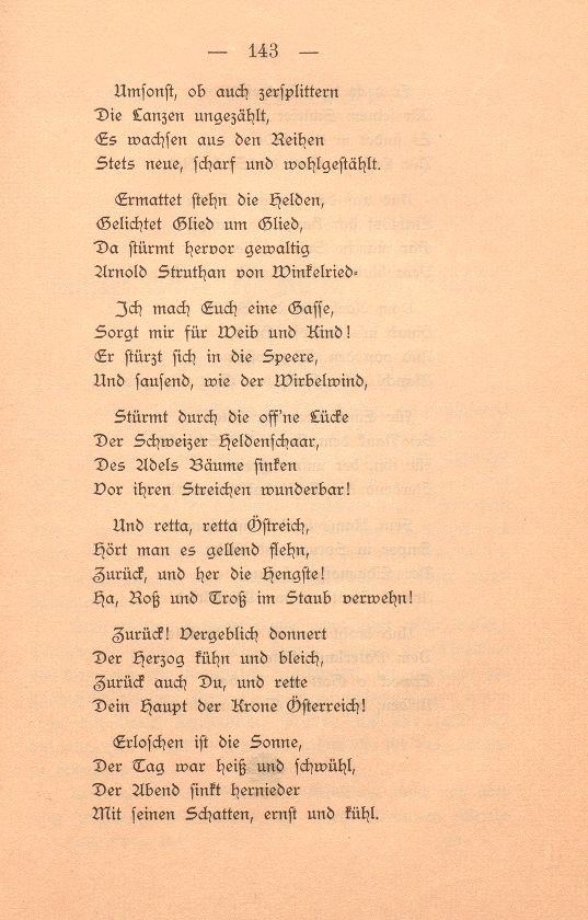 Der Tag bei Sempach [Gedicht] – Seite 3