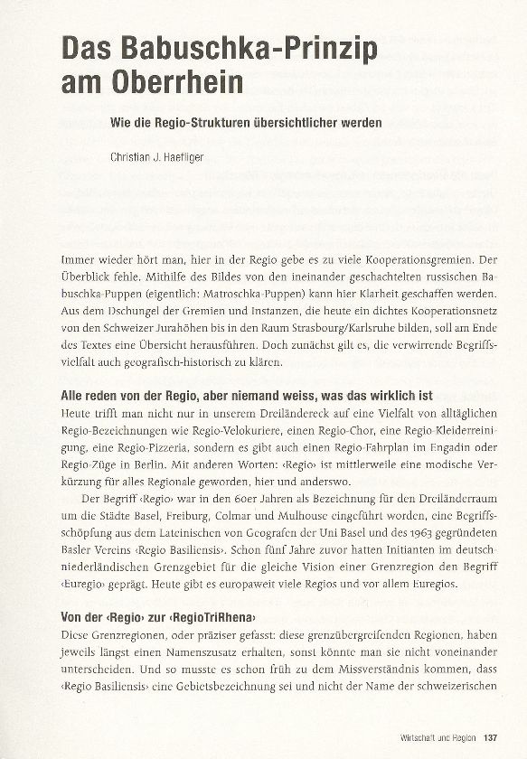Das Babuschka-Prinzip am Oberrhein – Seite 1