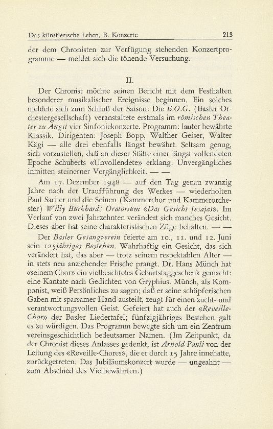Das künstlerische Leben in Basel vom 1. Oktober 1948 bis 30. September 1949 – Seite 3